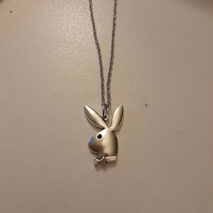 Playboy bunny charm necklace
